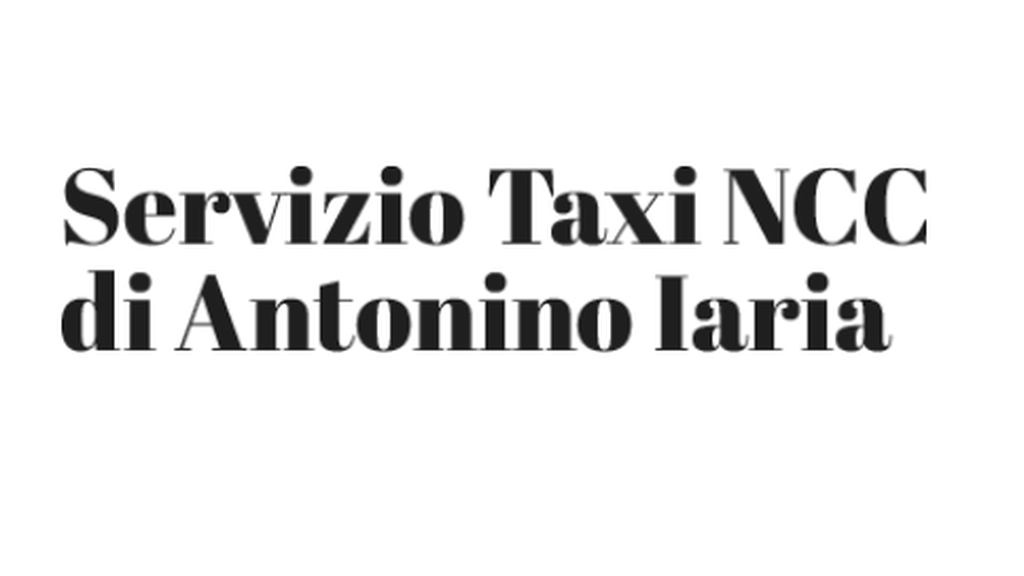 Iaria Antonio Servizio Taxi